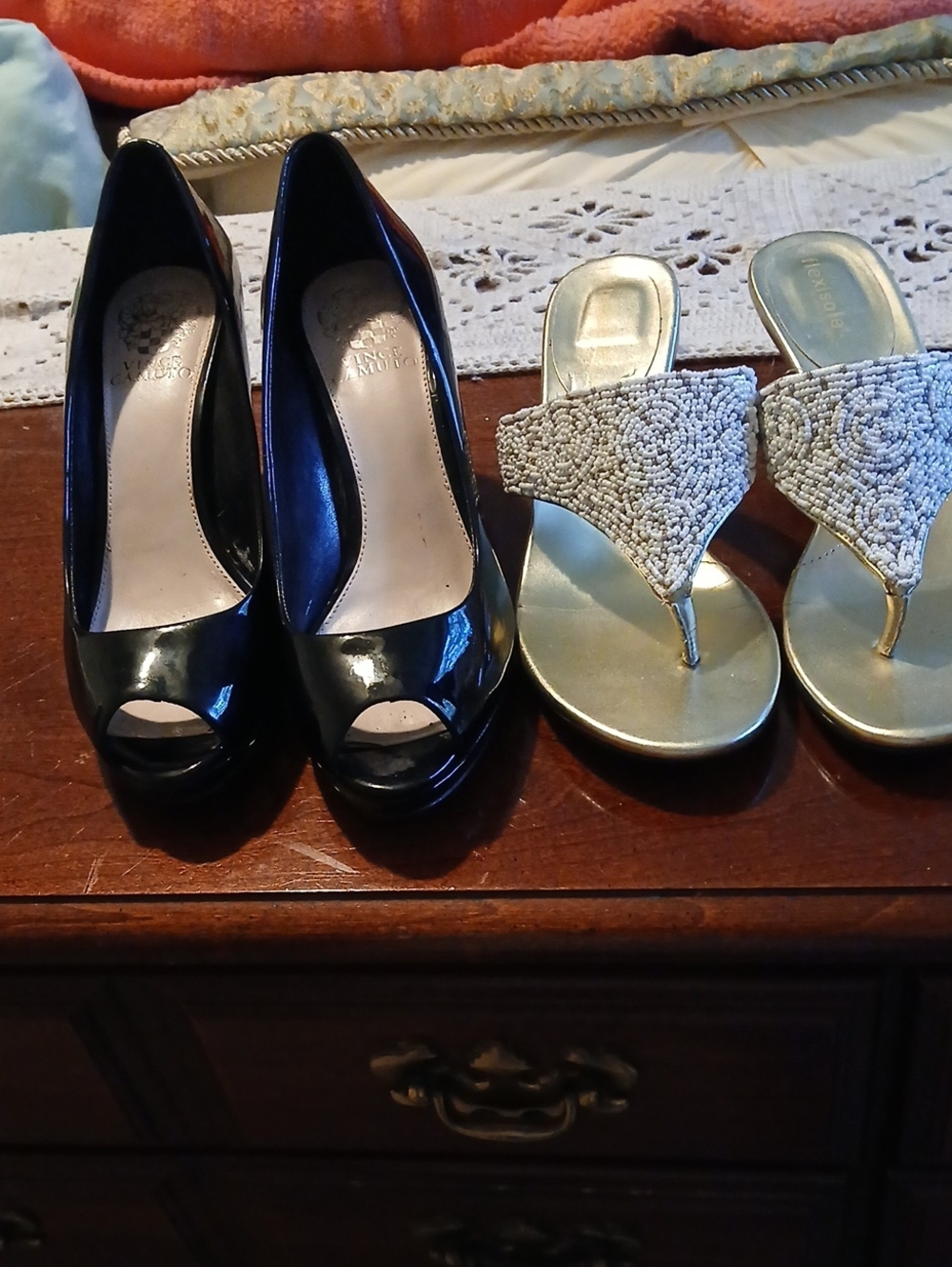 Loft  Black and White Floral Pencil Skirt Sandals And Blouse! And Heels. - Picture 12 of 12